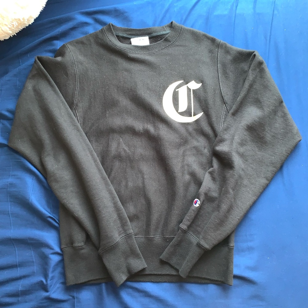 Black Champion crew neck